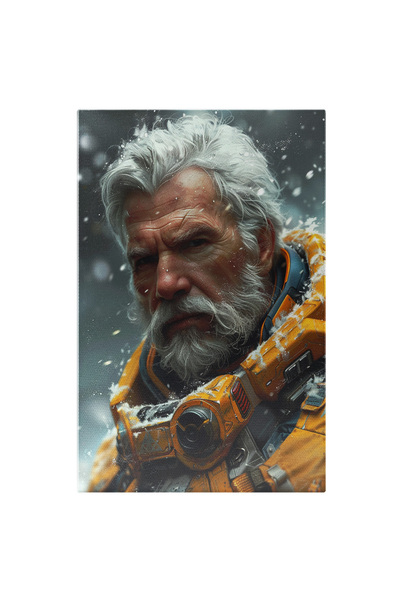 StoryGift Romania Tablou Canvas: Domnul Cărunt În Costum Galben Din Altă Gala...