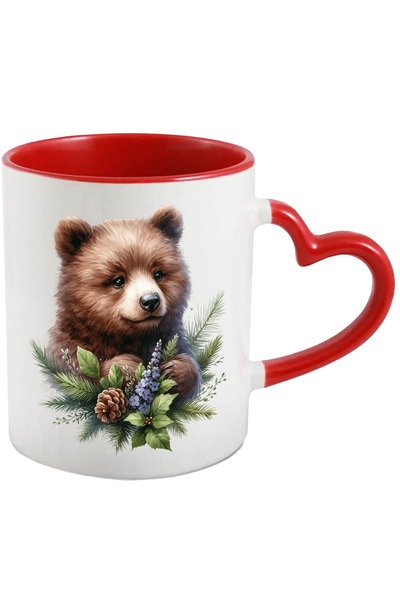 StoryGift Romania Cana Cu Un Ursulet Brun | Ilustratie | Animalut Salbatic | ...