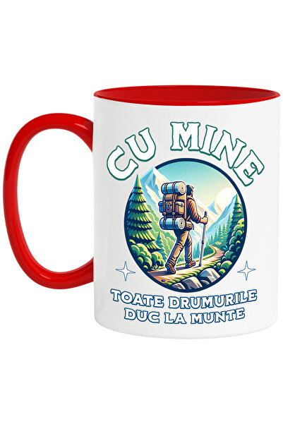 StoryGift Romania Cana Cu Barbat Pe Carare Munte Text Cu Mine Toate Drumurile...