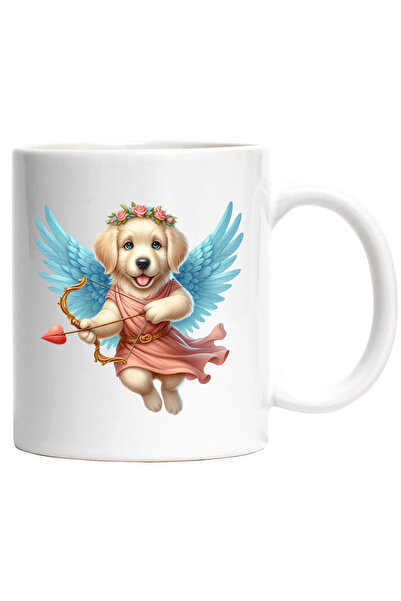 StoryGift Romania Cana Cu Un Catel Golden Retriever Care Trage Cu Arcul | Sag...