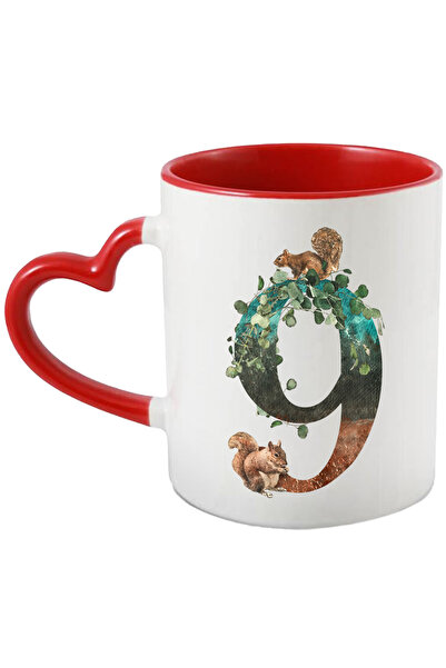 StoryGift Romania Cana Cu Cifra, 9, Veverite, Natura, Animale, Frunze, Multic...