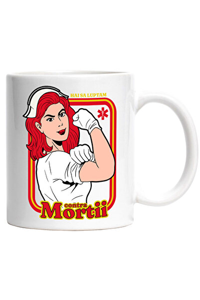 StoryGift Romania Cana Asistenta Medicala Razboinica Hai Sa Luptam, 330ml, Ce...