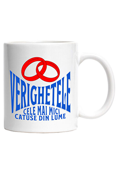 StoryGift Romania Cana Cu Inele Rosii Pereche Pe Viata Mesaj Haios Verghetele...