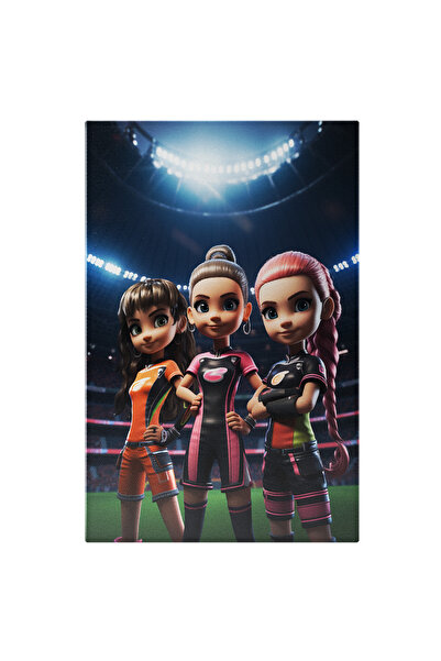 StoryGift Romania Tablou Canvas: Personaje Animate Pe Stadion Sportiv- Desene...