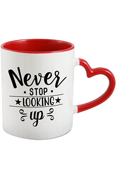 StoryGift Romania Cana Cu Textul In Engleza "never Stop Looking Up" - Nu Te O...