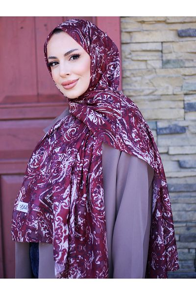 efdal şal eşarp Flora Pattern Indian Cotton Shawl