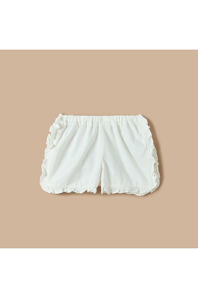 Juniors Solid Shorts With Elasticated Waistband