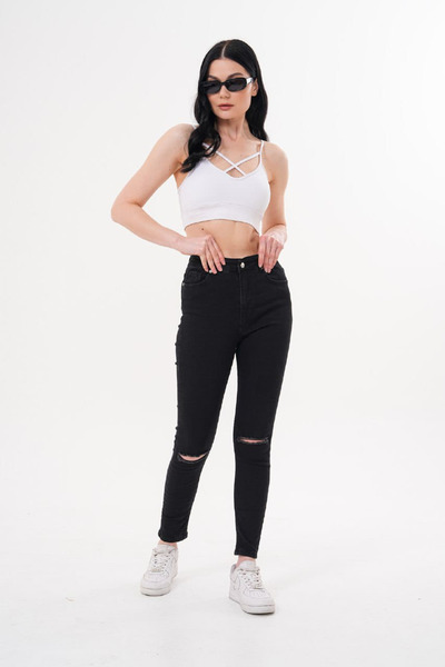PENTHİLUS Women's Palazzo Jeans
