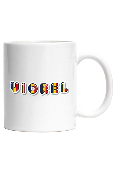 StoryGift Romania Cana Cu Numele Viorel, Romania, Suporter, Steagul Romaniei,...