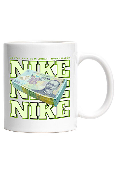 StoryGift Romania Cana 100 Lei Romanesti - _Nike_ , 330ml, Ceramic cu Maner A...