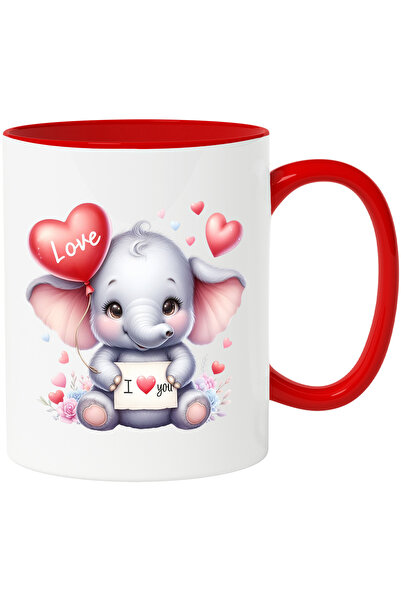 StoryGift Romania Cana Cu Un Pui De Elefant Vesel | Timid | Ilustratie | Balo...