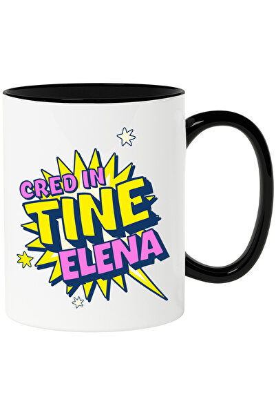 StoryGift Romania Cana Cu Mesaj Inspirational Colorat Text Cred In Tine Elena...