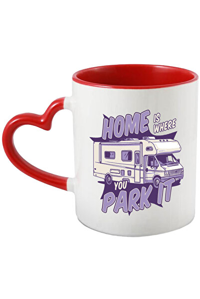 StoryGift Romania Cana Cu Mesaj Home Is Where You Park It, Rulota, Calatorie,...