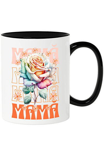 StoryGift Romania Cana Mama Trandafir Familie Iubire Infinita, 330ml, Ceramic...