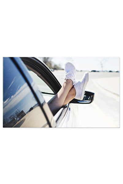 StoryGift Romania Tablou Canvas: Placerea Calatoriei - Femeie Relaxandu-se In...