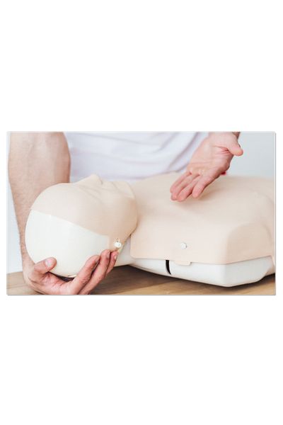 StoryGift Romania Tablou Canvas - Cpr Pe Manechin, Echipament Medical, Sanatate, Studio