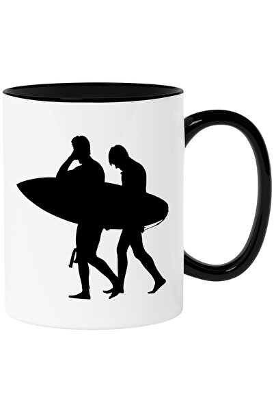 StoryGift Romania Cana Cu 2 Oameni Care Se Pregatesc Pentru Surfing Cu Maner ...
