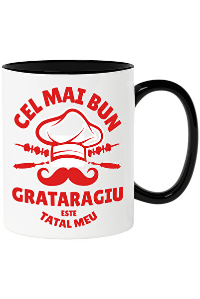 StoryGift Romania Cana Cel Mai Bun Grataragiu Este Tatal Meu Mustata, 330ml, ...