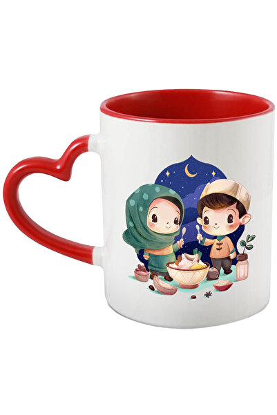 StoryGift Romania Cana Cu Copii, Iarna, Mancare, Luna, Multicolor 330 Ml, Cer...
