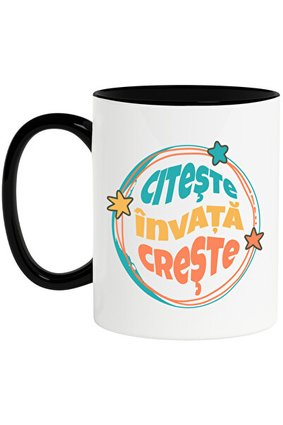 StoryGift Romania Cana Cu Sfera Colorata Text Citeste Invata Creste Inspirati...