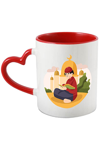 StoryGift Romania Cana Cu Carte, Cer, Nori, Turn, Luna, Quran, Religie, Multi...