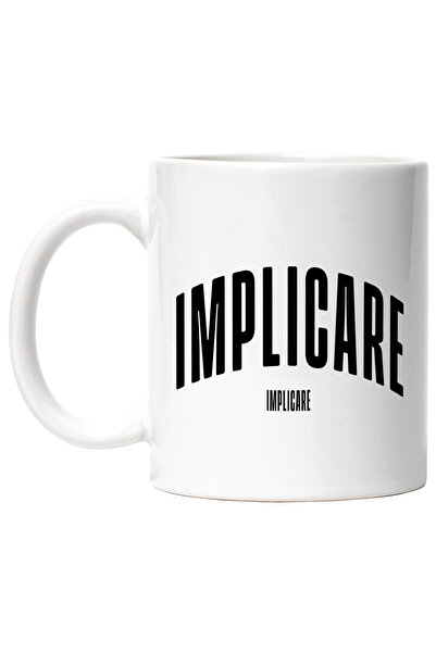 StoryGift Romania Cana Cuvantul Implicare, Motivational, Self Help, Intelegere De Sine, Apreciere,, Cu Maner Alb Stg