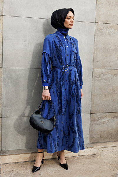 Setrms Kupra Desenli Elbise