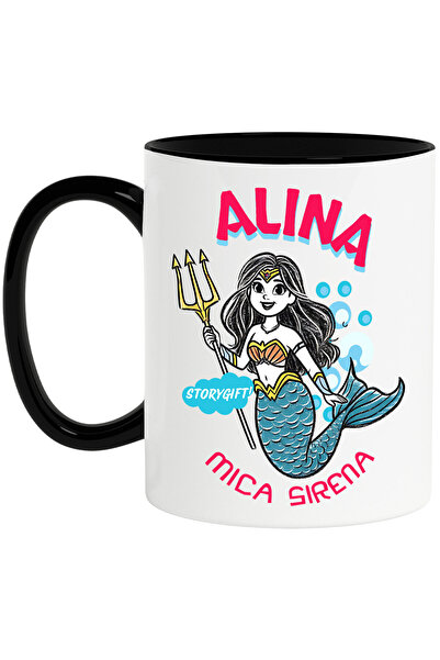 StoryGift Romania Cana Cu Sirena De Mare Regina Cu Trident Text Alina Mica Si...