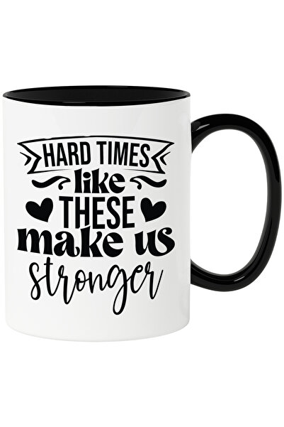 StoryGift Romania Cana Cu Inimioare Si Mesaj Motivational "momentele Grele Ca...