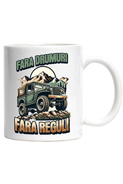 StoryGift Romania Cana Masina Off-road In Munte Text Fara Drumuri Fara Reguli...