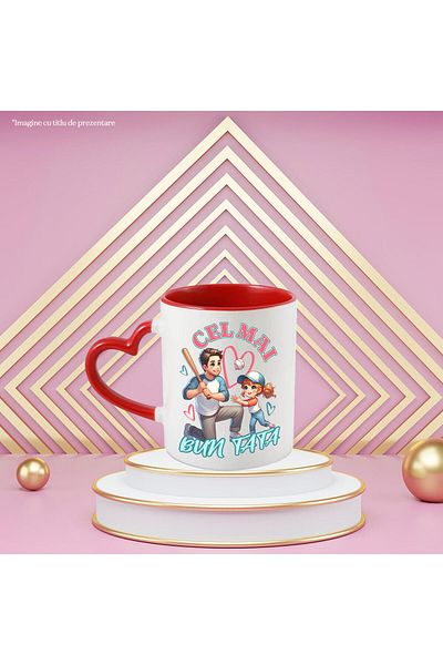 StoryGift Romania Mug - Pink - Ceramic