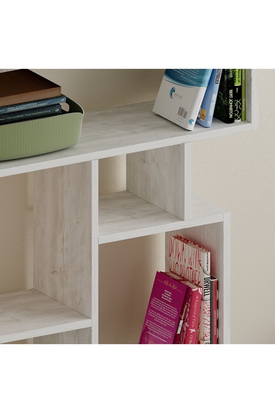 Mourah Home Mourah Home Karmato Modern Bookcase Display Unit Grey