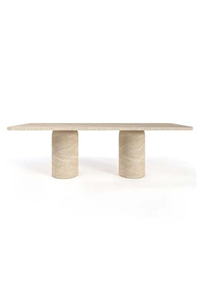 Sümeyra Marble Art SUVE - Traverten Yemek Masası