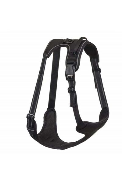 PUFO ham reglabil pentru câini de talie mare, negru, XL