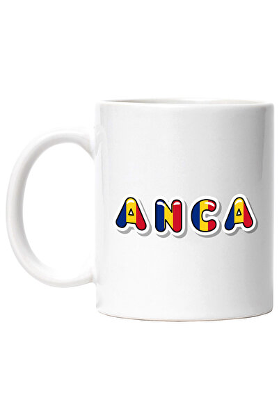 StoryGift Romania Cana Cu Numele Anca, Romania, Suporter, Steagul Romaniei, P...