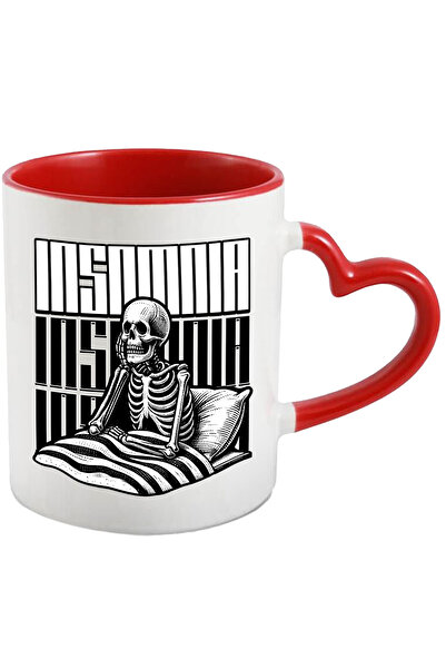 StoryGift Romania Cana Schelete In Pat Incercand Sa Doarma Insomnia Skelet, 3...