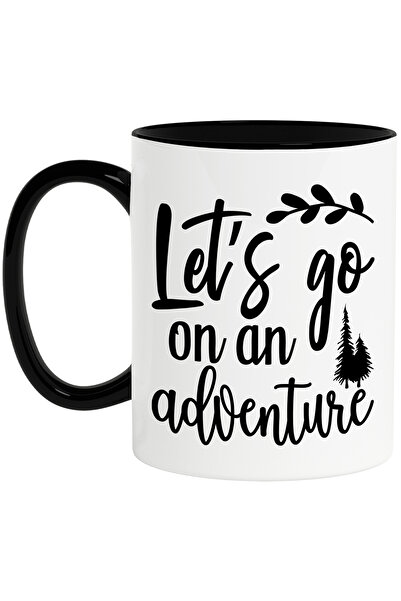 StoryGift Romania Cana Cu Brazi Si Mesajul "let's Go On An Adventure" - Hai S...