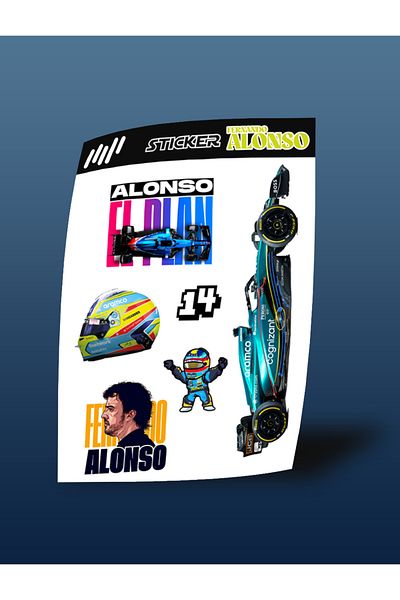 FNBX Fernando Alonso Sticker