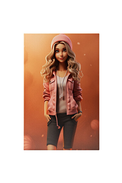 StoryGift Romania Tablou Canvas 40 x 25CM sportiva Frumusete, Centura, Blond,...