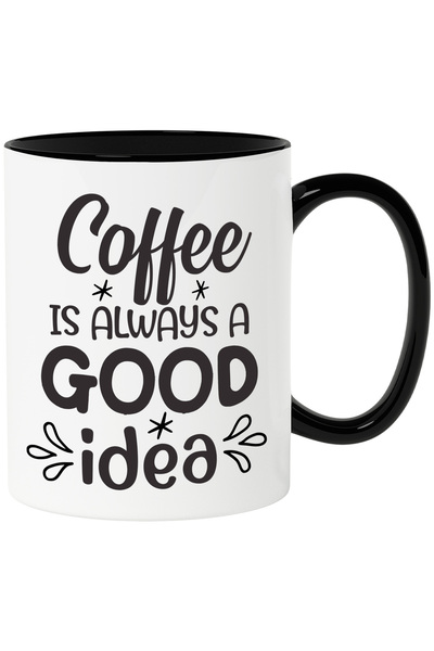 StoryGift Romania Cana Cu Textul "coffee Is Always A Good Idea" - Cafeaua Est...