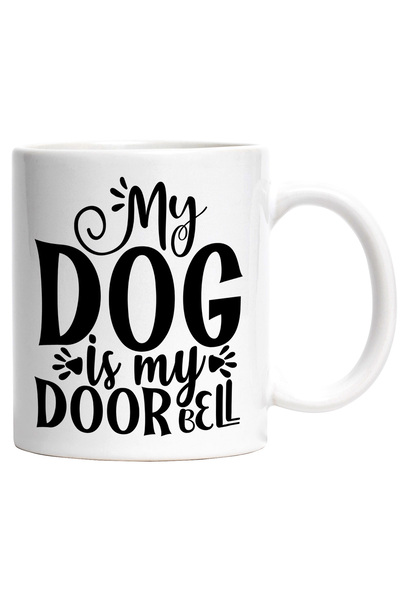 StoryGift Romania Cana Cu Mesajul "cainele Meu Este Soneria De La Usa" Cu Man...