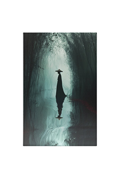 StoryGift Romania Tablou Canvas: Personaj În Pădure Întunecată- Cultură Japon...