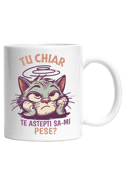 StoryGift Romania Cana Cu Pisica Plictisita Si Mofturoasa Text Haios Tu Chiar...
