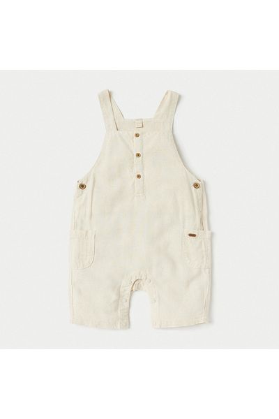 giggles Solid Short Sleeves T-shirt and Dungaree Set