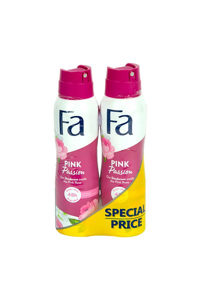 Fa Pink Passion Deodorant Spray Value Pack 2 x 150 ml