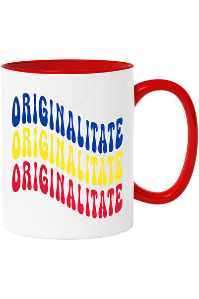 StoryGift Romania Cana Cuvantul Originalitate, In Culorile Steagului Romaniei...