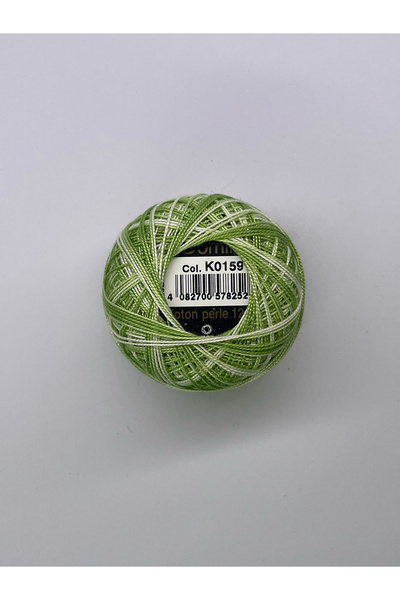 domino Κοτόν Περλέ Νο 12 Μαρμάρινο νήμα κεντήματος