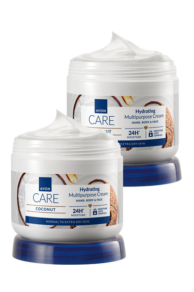 AVON Care Hindistan Cevizi Yağı İçeren Çok Amaçlı Krem 400 Ml. İkili Set