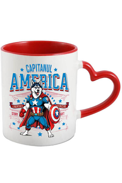 StoryGift Romania Cana Cu Husky Siberian / Siberian Husky Caine In Costum De ...