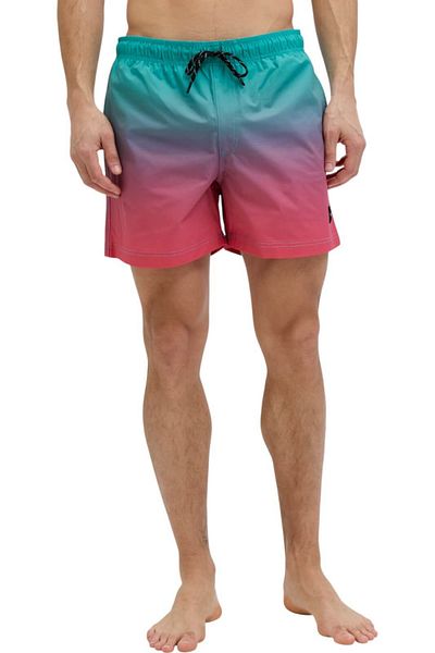 Jack & Jones Short JACK &JONES Maui Swim Dip Dye AKM - 12272952-Scuba Blue